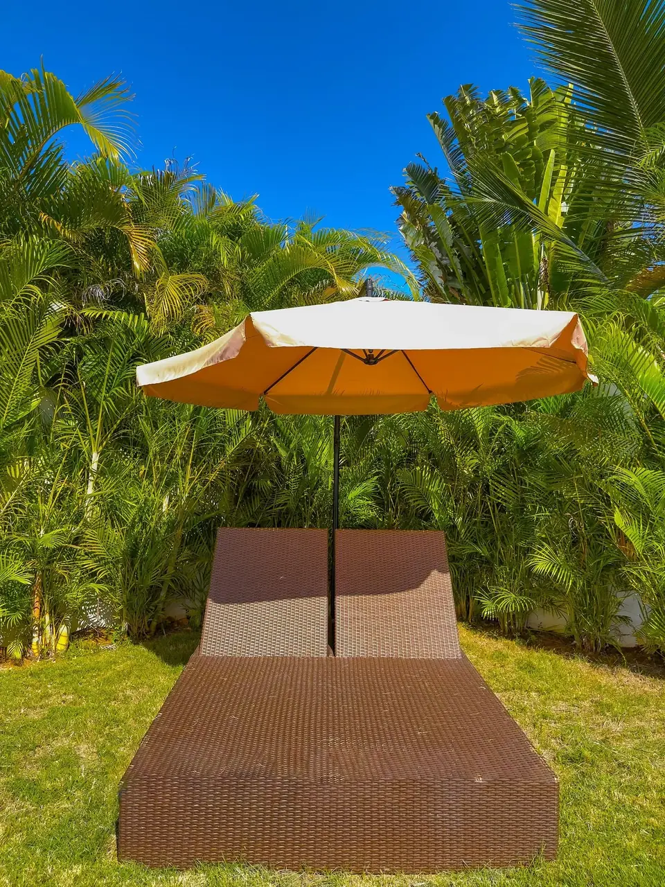 Un espace de détente dans le jardin